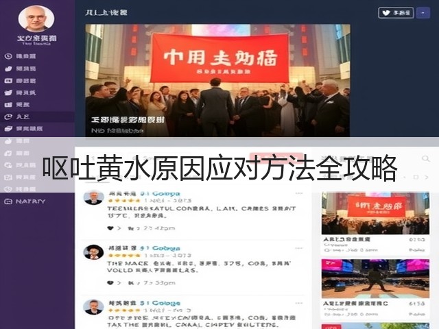 呕吐黄水原因应对方法全攻略(图2) 呕吐黄水原因应对方法全攻略(图2)