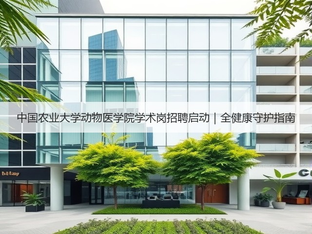 中国农业大学动物医学院学术岗招聘启动|全健康守护指南(图3) 中国农业大学动物医学院学术岗招聘启动|全健康守护指南(图3)