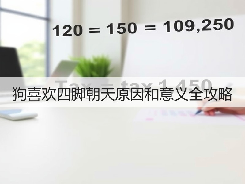 狗喜欢四脚朝天原因和意义全攻略