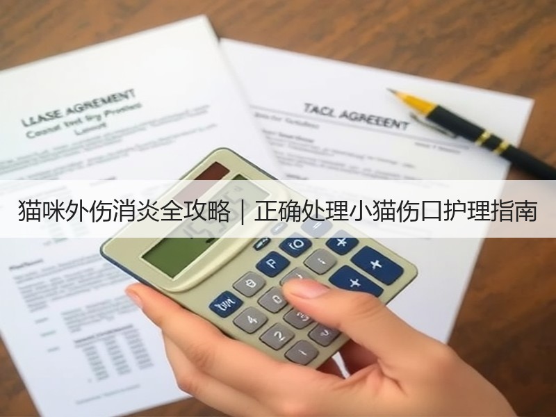 猫咪外伤消炎全攻略｜正确处理小猫伤口护理指南