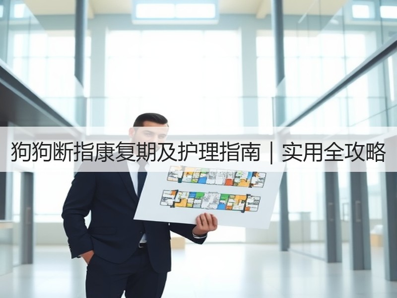 狗狗断指康复期及护理指南｜实用全攻略