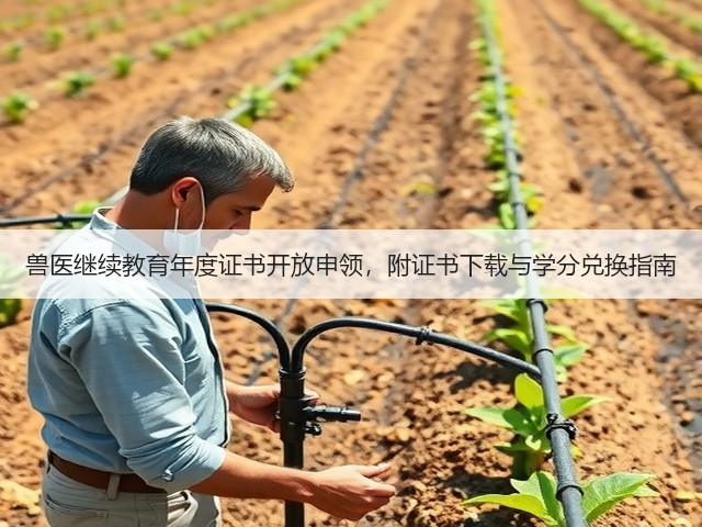 兽医继续教育年度证书开放申领,附证书下载与学分兑换指南(图2) 兽医继续教育年度证书开放申领,附证书下载与学分兑换指南(图2)