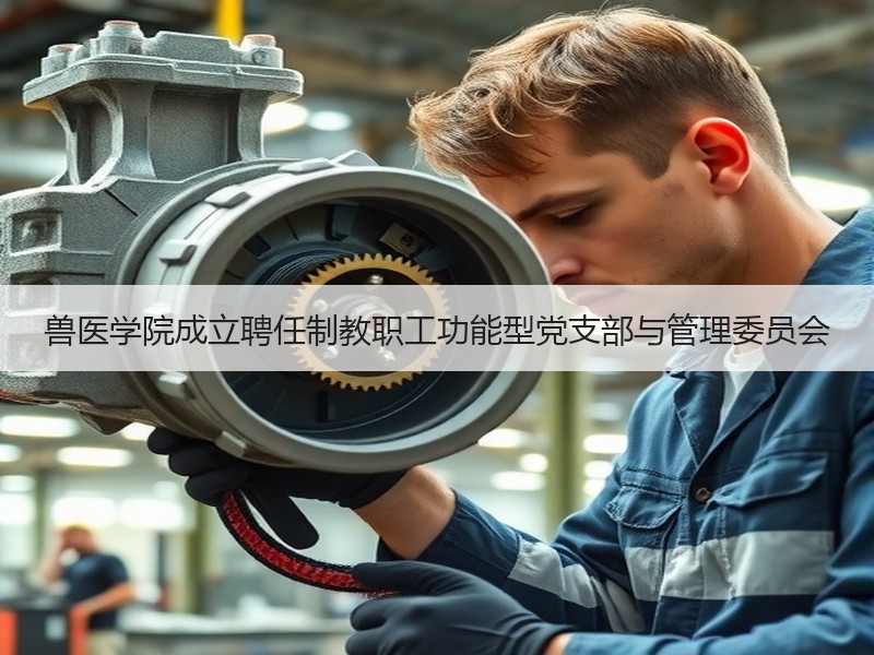 兽医学院成立聘任制教职工功能型党支部与管理委员会