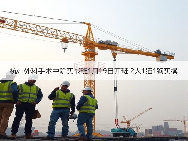 杭州外科手术中阶实战班1月19日开班 2人1猫1狗实操(图1) 杭州外科手术中阶实战班1月19日开班 2人1猫1狗实操(图1)