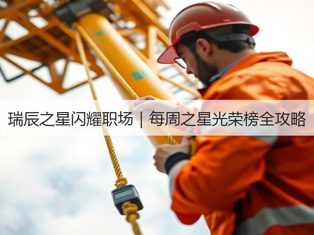 瑞辰之星闪耀职场|每周之星光荣榜全攻略(图2) 瑞辰之星闪耀职场|每周之星光荣榜全攻略(图2)