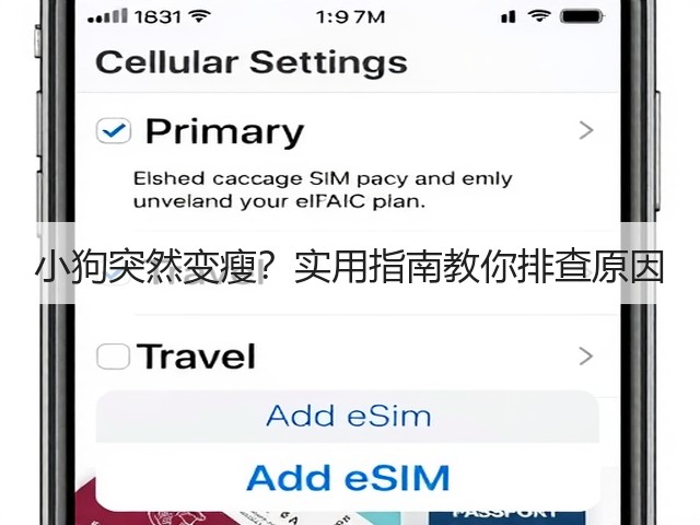 小狗突然变瘦？实用指南教你排查原因(图3)