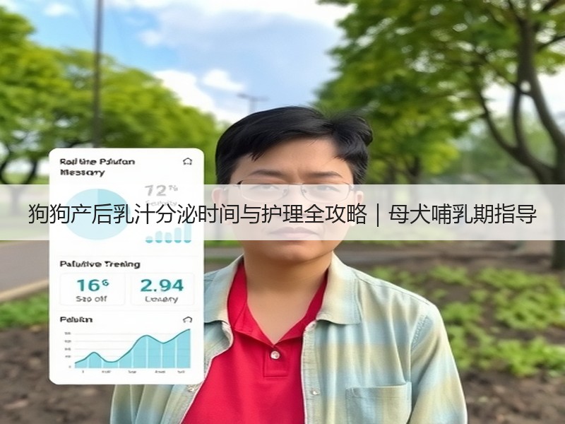 狗狗产后乳汁分泌时间与护理全攻略｜母犬哺乳期指导