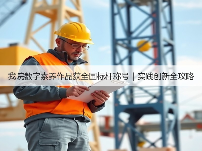 我院数字素养作品获全国标杆称号｜实践创新全攻略