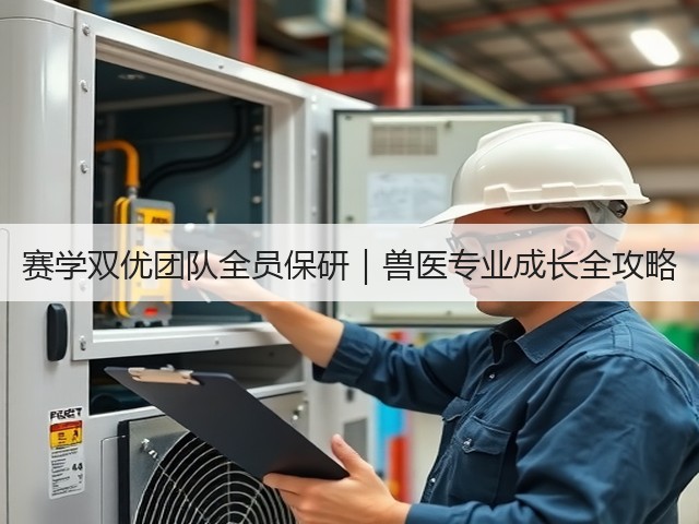 赛学双优团队全员保研|兽医专业成长全攻略(图2) 赛学双优团队全员保研|兽医专业成长全攻略(图2)