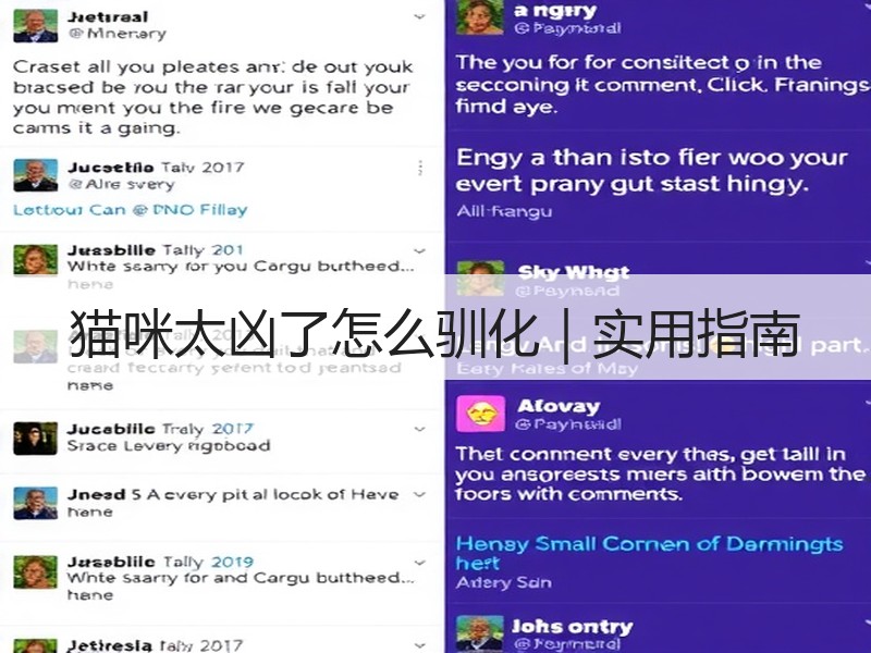 猫咪太凶了怎么驯化｜实用指南