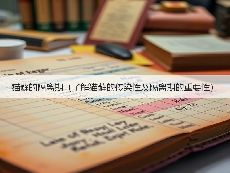 猫藓的隔离期（了解猫藓的传染性及隔离期的重要性）