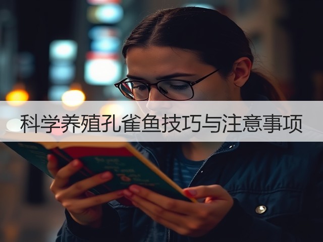 科学养殖孔雀鱼技巧与注意事项(图1) 科学养殖孔雀鱼技巧与注意事项(图1)
