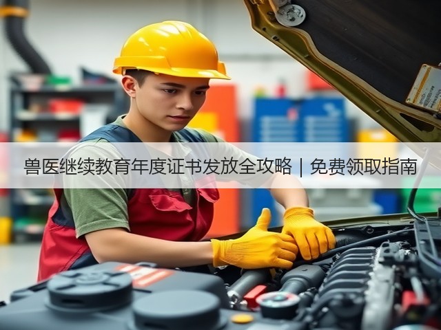 兽医继续教育年度证书发放全攻略|免费领取指南(图1) 兽医继续教育年度证书发放全攻略|免费领取指南(图1)