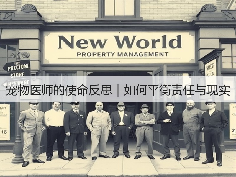 宠物医师的使命反思｜如何平衡责任与现实