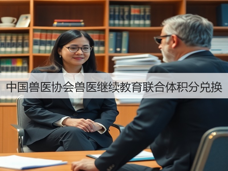 中国兽医协会兽医继续教育联合体积分兑换