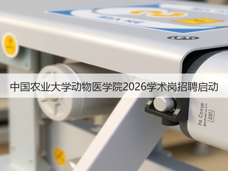 中国农业大学动物医学院2026学术岗招聘启动