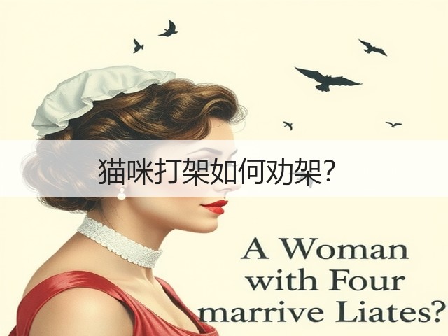 猫咪打架如何劝架?(图1) 猫咪打架如何劝架?(图1)