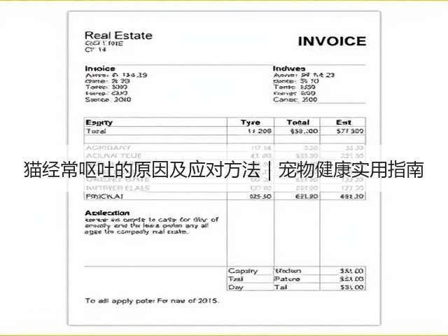 猫经常呕吐的原因及应对方法|宠物健康实用指南(图1) 猫经常呕吐的原因及应对方法|宠物健康实用指南(图1)