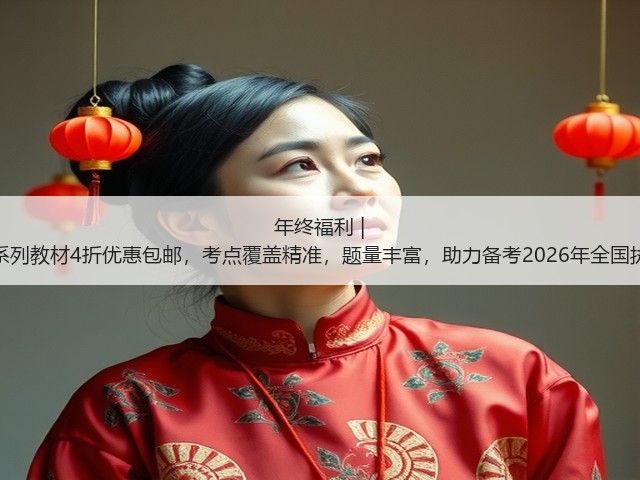 年终福利 | 执业兽医资格考试系列教材4折优惠包邮,考点覆盖精准,题量丰富,助力备考2026年全国执业兽医资格考试!(图3) 年终福利 | 执业兽医资格考试系列教材4折优惠包邮,考点覆盖精准,题量丰富,助力备考2026年全国执业兽医资格考试!(图3)