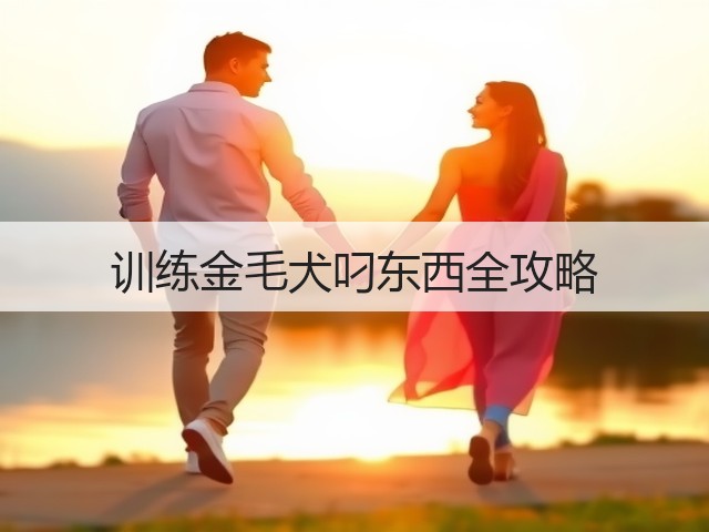 训练金毛犬叼东西全攻略(图2) 训练金毛犬叼东西全攻略(图2)