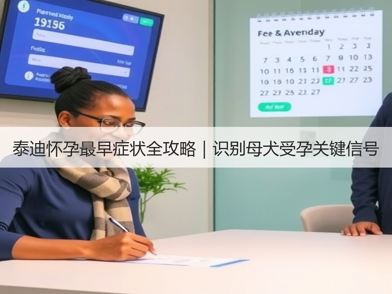 泰迪怀孕最早症状全攻略｜识别母犬受孕关键信号