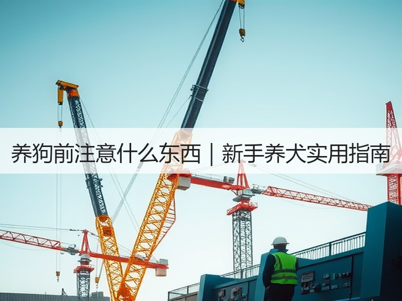 养狗前注意什么东西｜新手养犬实用指南