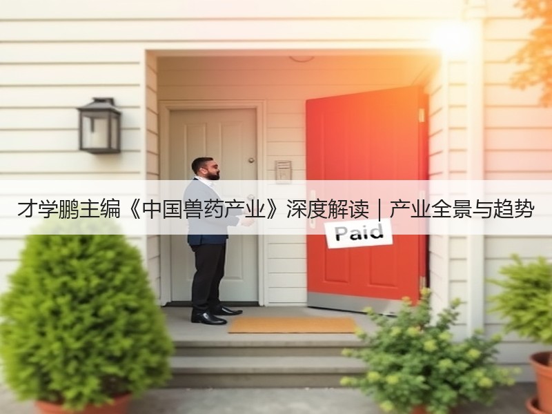 才学鹏主编《中国兽药产业》深度解读｜产业全景与趋势
