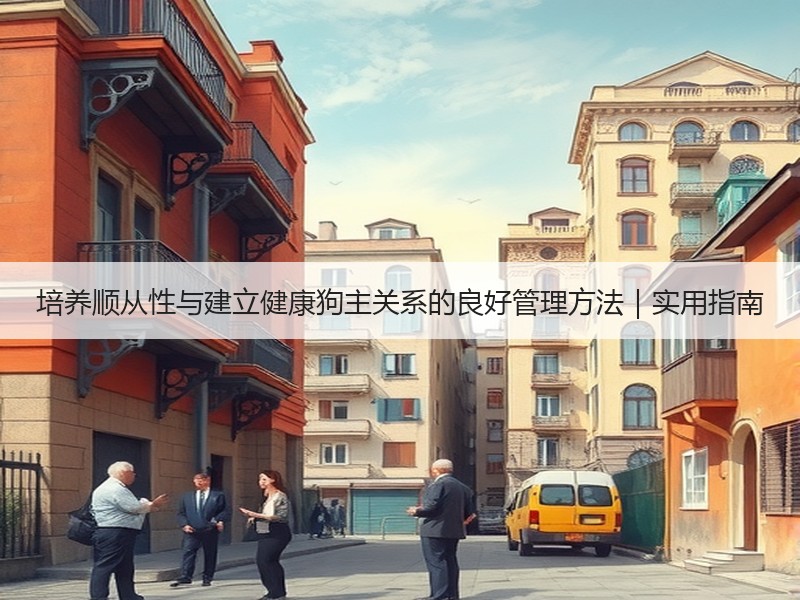 培养顺从性与建立健康狗主关系的良好管理方法｜实用指南