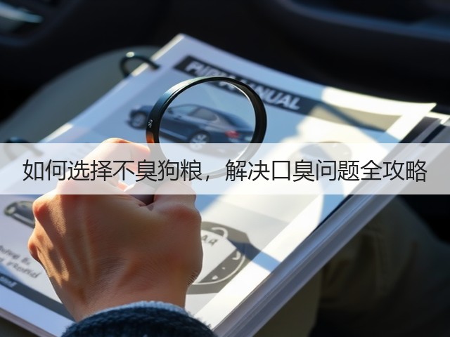 如何选择不臭狗粮,解决口臭问题全攻略(图3) 如何选择不臭狗粮,解决口臭问题全攻略(图3)