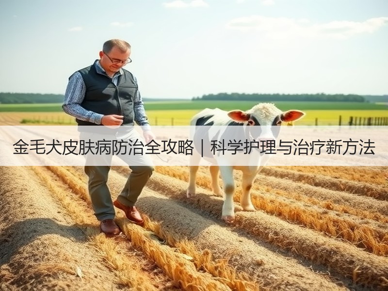金毛犬皮肤病防治全攻略｜科学护理与治疗新方法