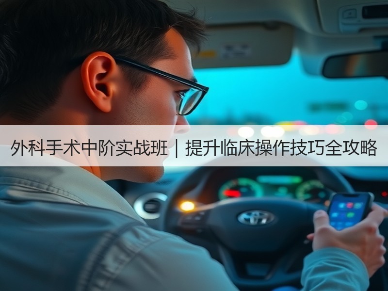 外科手术中阶实战班｜提升临床操作技巧全攻略