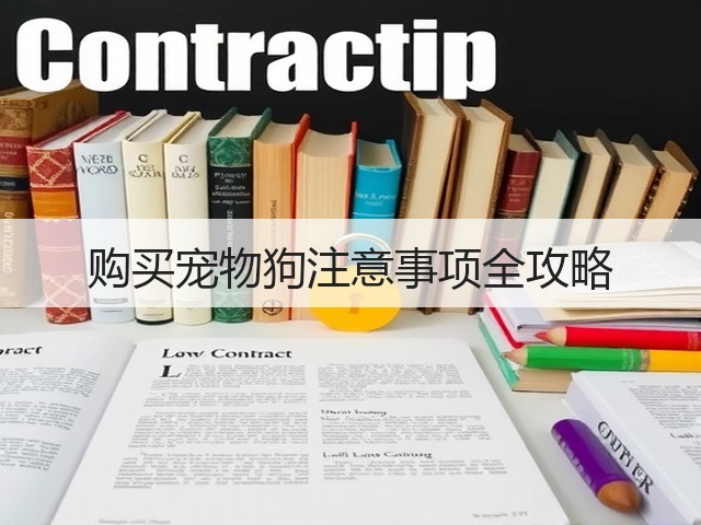 购买宠物狗注意事项全攻略(图3) 购买宠物狗注意事项全攻略(图3)