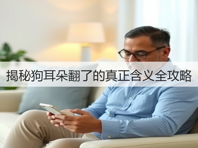 揭秘狗耳朵翻了的真正含义全攻略(图2) 揭秘狗耳朵翻了的真正含义全攻略(图2)