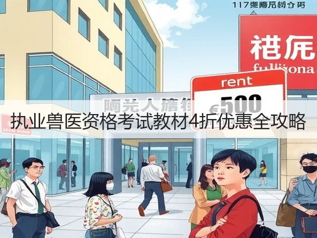 执业兽医资格考试教材4折优惠全攻略(图1) 执业兽医资格考试教材4折优惠全攻略(图1)