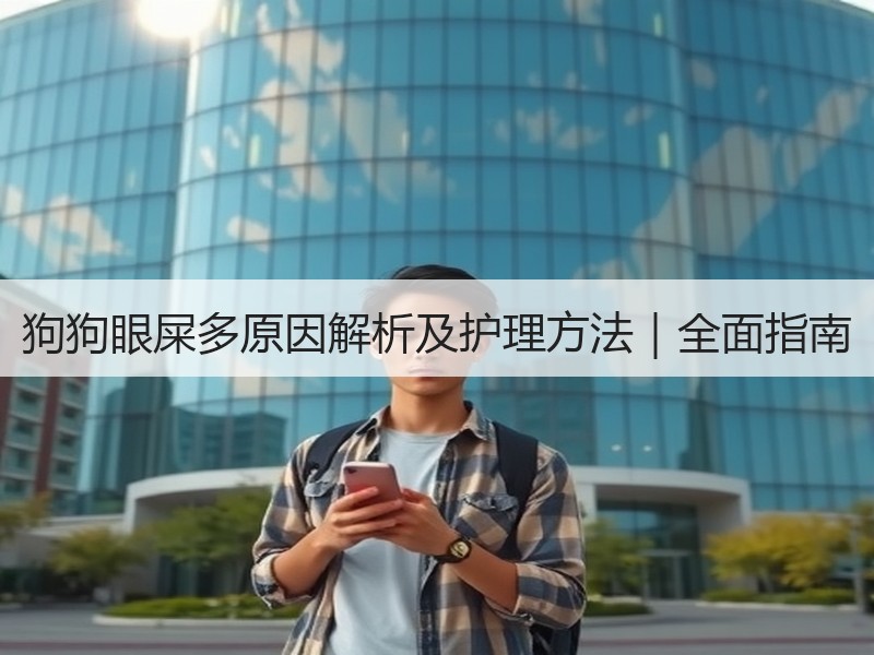 狗狗眼屎多原因解析及护理方法｜全面指南