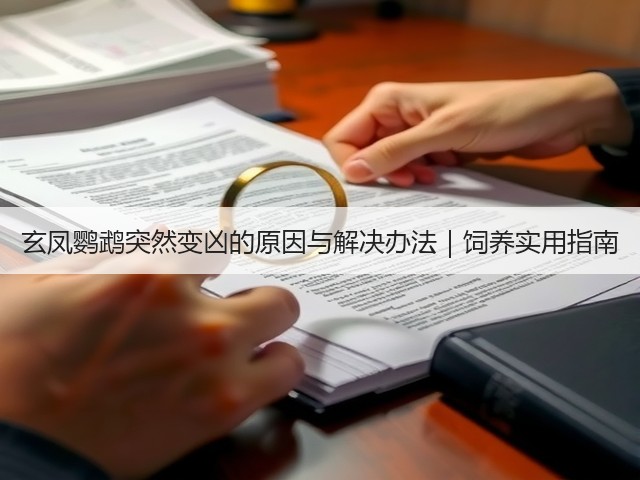 玄凤鹦鹉突然变凶的原因与解决办法｜饲养实用指南(图1)