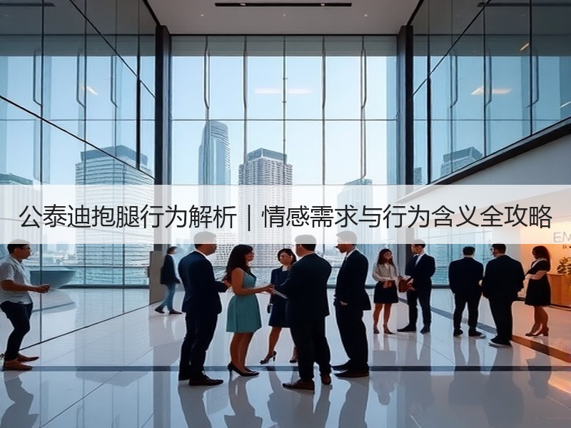 公泰迪抱腿行为解析｜情感需求与行为含义全攻略