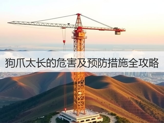 狗爪太长的危害及预防措施全攻略(图2) 狗爪太长的危害及预防措施全攻略(图2)