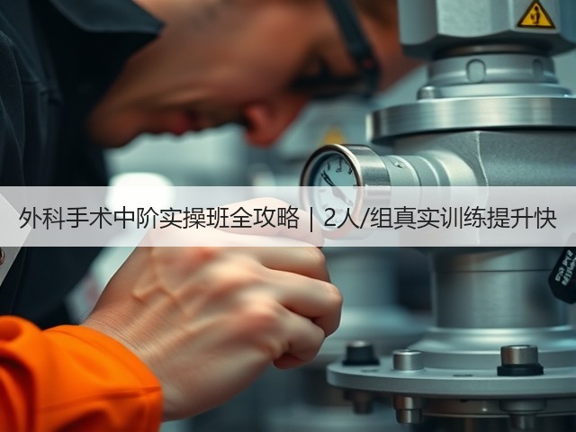 外科手术中阶实操班全攻略|2人/组真实训练提升快(图3) 外科手术中阶实操班全攻略|2人/组真实训练提升快(图3)
