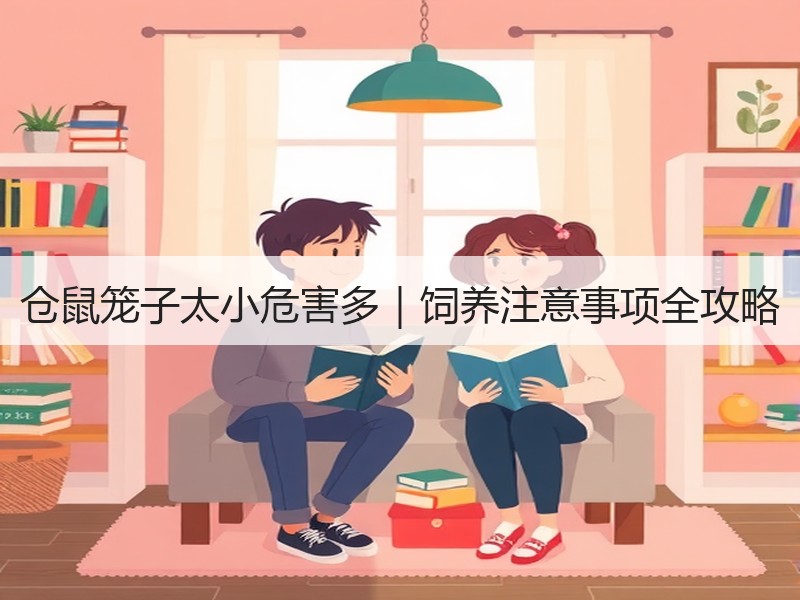 仓鼠笼子太小危害多｜饲养注意事项全攻略