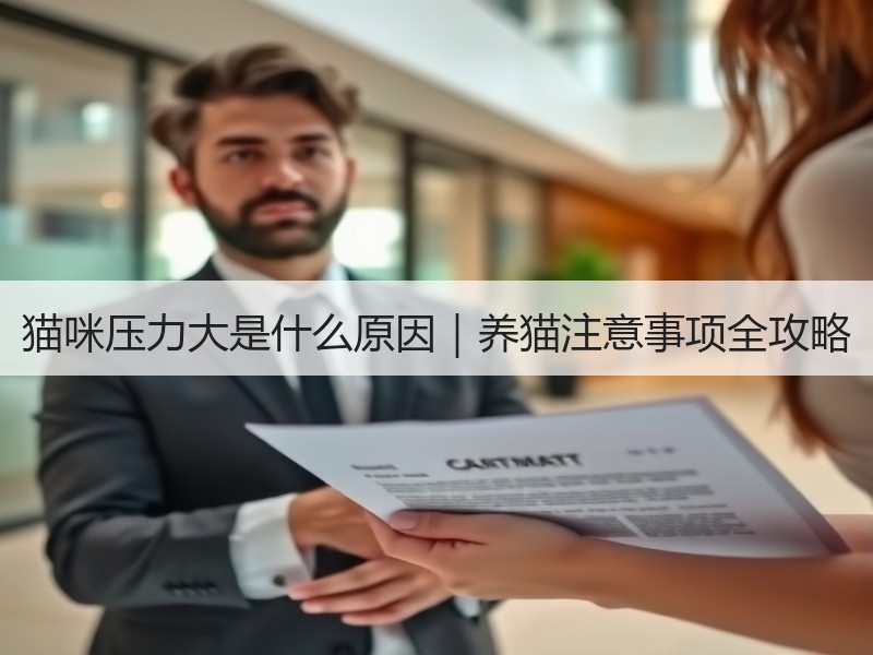 猫咪压力大是什么原因｜养猫注意事项全攻略