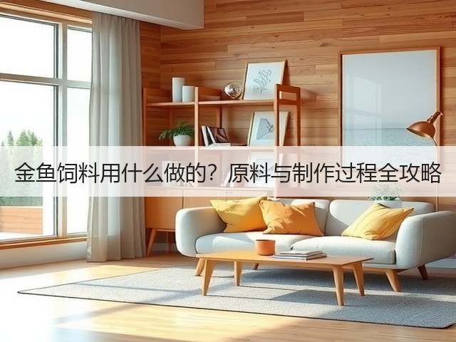 金鱼饲料用什么做的？原料与制作过程全攻略(图1)