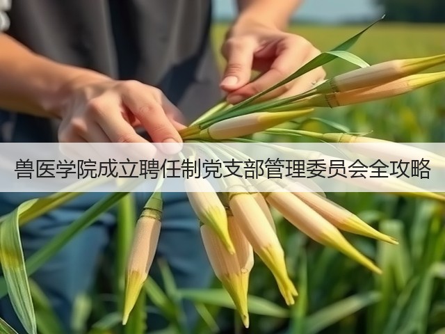 兽医学院成立聘任制党支部管理委员会全攻略(图3) 兽医学院成立聘任制党支部管理委员会全攻略(图3)