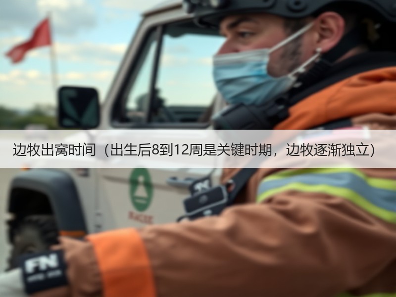 边牧出窝时间（出生后8到12周是关键时期，边牧逐渐独立）