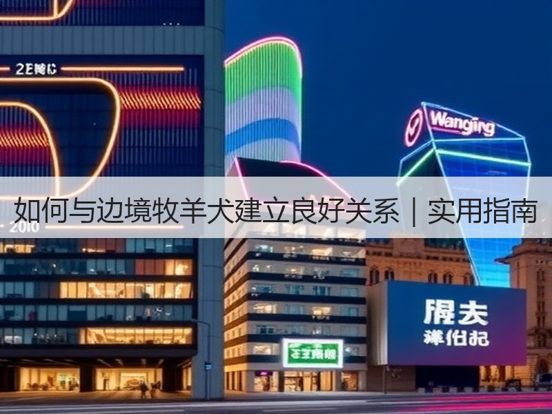如何与边境牧羊犬建立良好关系｜实用指南