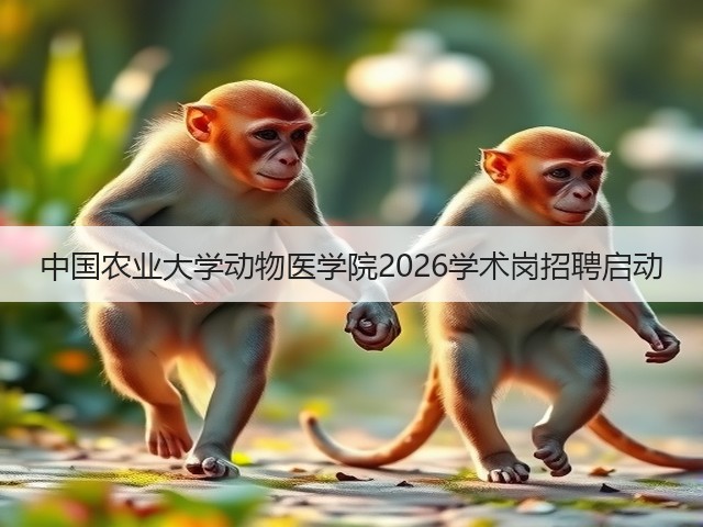 中国农业大学动物医学院2026学术岗招聘启动(图2)