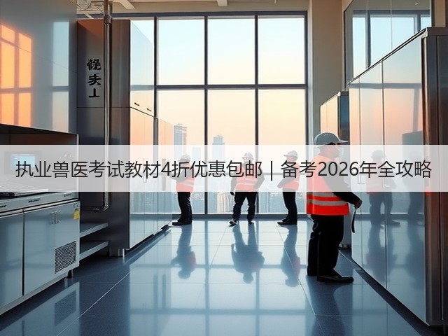 执业兽医考试教材4折优惠包邮|备考2026年全攻略(图1) 执业兽医考试教材4折优惠包邮|备考2026年全攻略(图1)