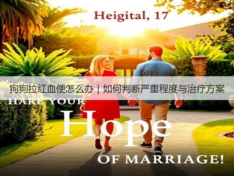 狗狗拉红血便怎么办｜如何判断严重程度与治疗方案