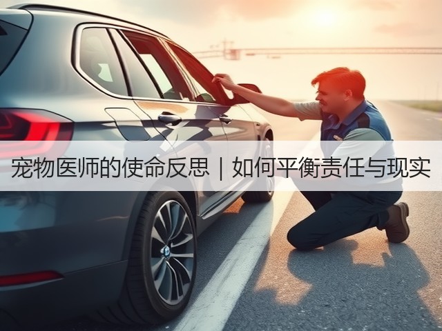 宠物医师的使命反思|如何平衡责任与现实(图3) 宠物医师的使命反思|如何平衡责任与现实(图3)