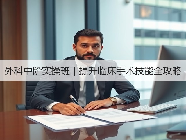 外科中阶实操班|提升临床手术技能全攻略(图2) 外科中阶实操班|提升临床手术技能全攻略(图2)